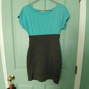 Blue and Gray Dress (Charlotte Russe)